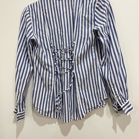 Pilcro And The Letterpress - Anthropologie - striped button down - size 0 - Picture 7 of 7
